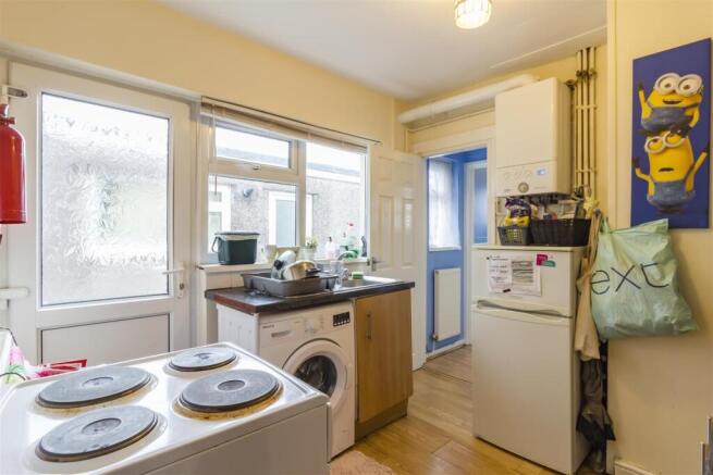 Bright kitchen with laundry and garden access...