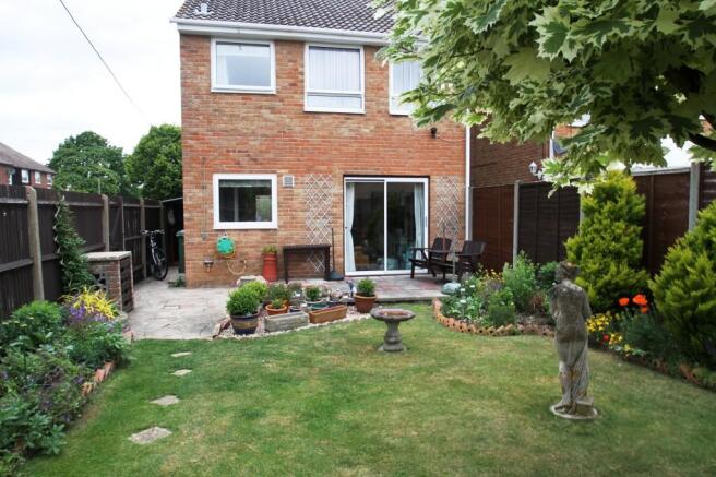 Rear of property
