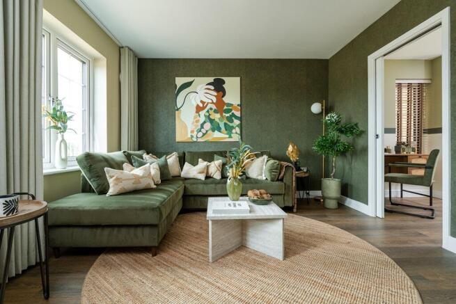 Perfectly placed for a corner sofa