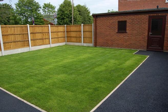 enclosed garden area