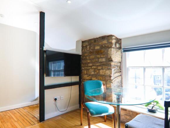 Living area with TV