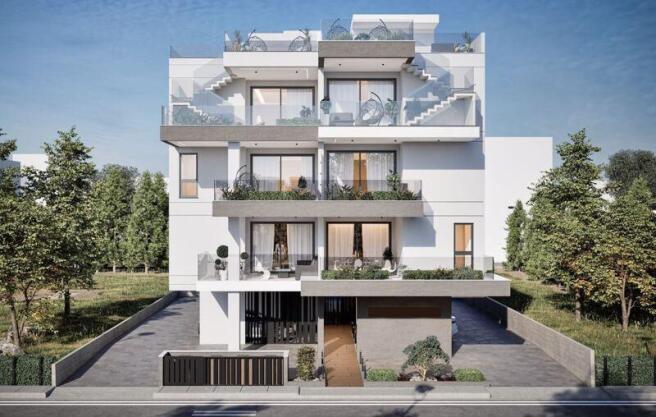 Front of Apartments