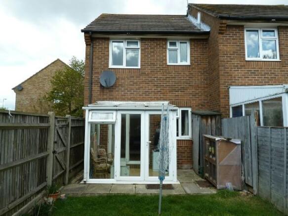 Rear of property