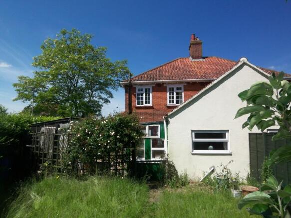 View from rear garden