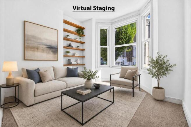 Virtual Staging Reception For Sale 1 Bedroom Flat Rockmount Road SE19 Nested Estate Agents
