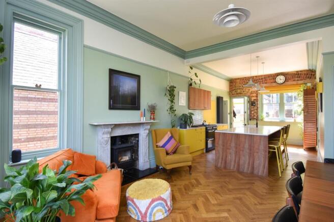 Open plan kitchen