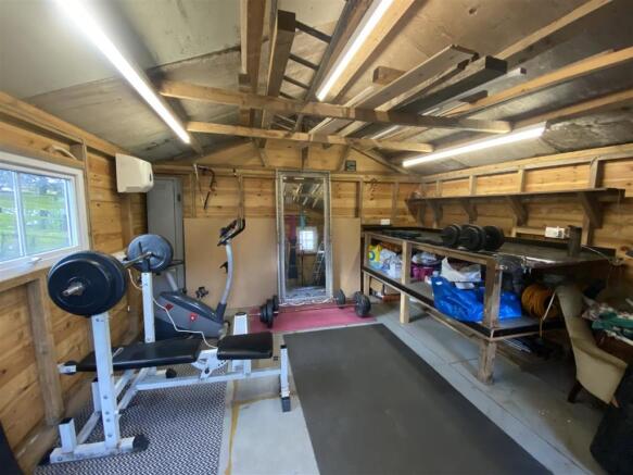 Cabin currently used as a Gym