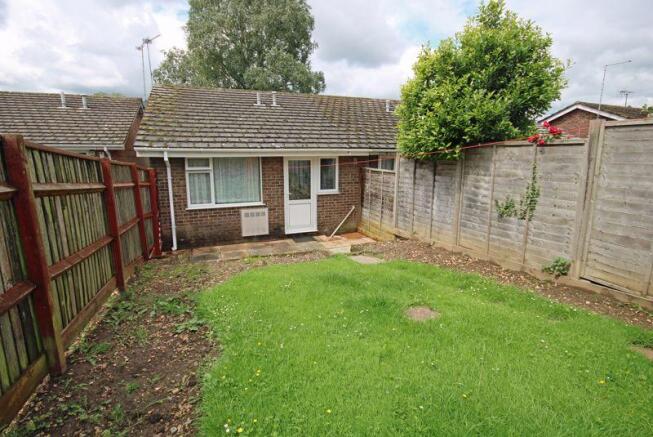 Rear of property
