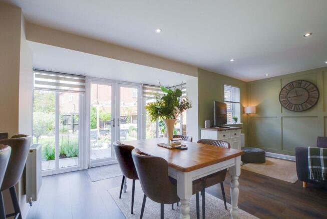 Open Plan Living Fitted Dining Kitchen