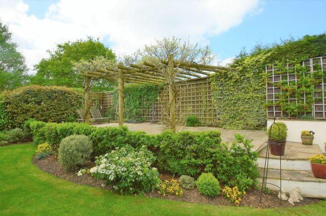 raised terrace...