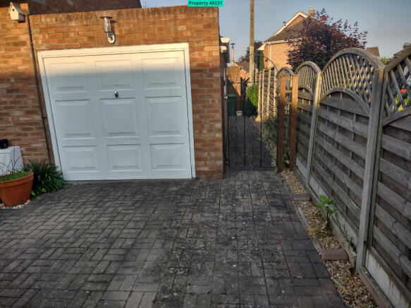 Garage & side gate