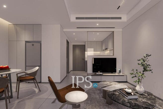 Riverview Type B Studio Condo for Sale ¿ La Vista One, Chroy Changvar, Phnom Penh
