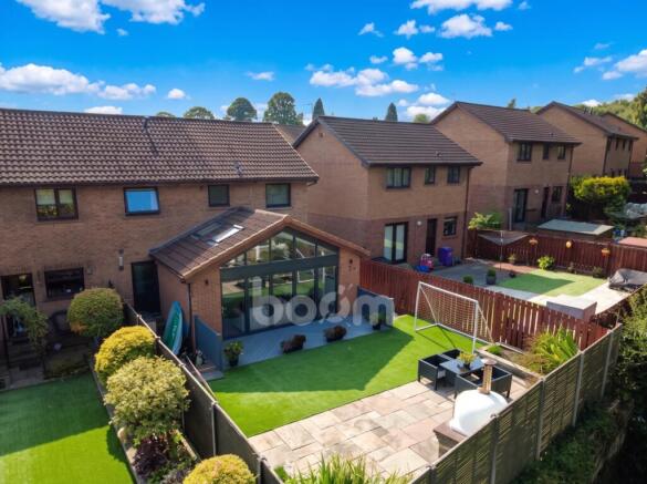 Greenlees Court, Dalry rear garden