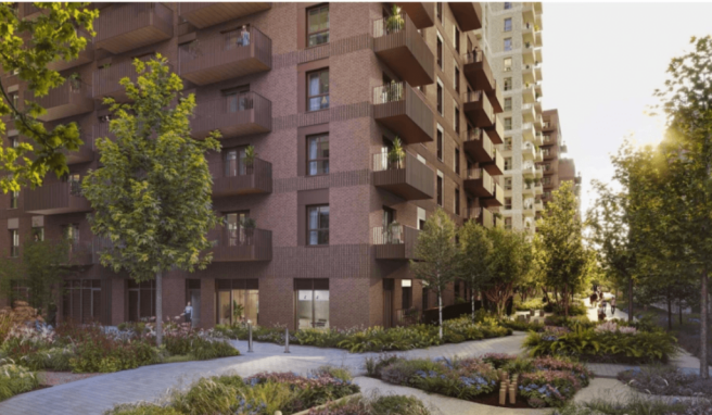 2 bed flat to rent Everdene Path, London W3 6LU
