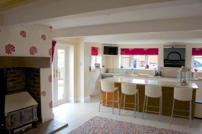 Open plan kitchen