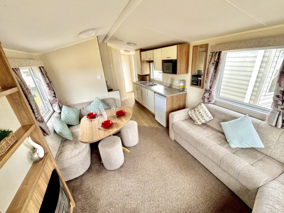 Open Plan Layout in the Willerby Rio Gold Static C