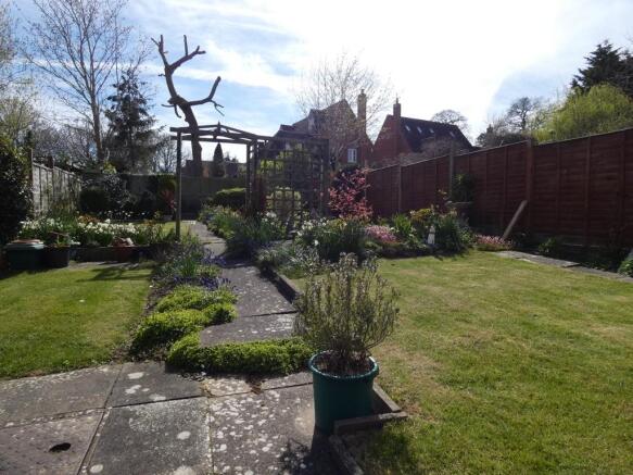 south facing garden