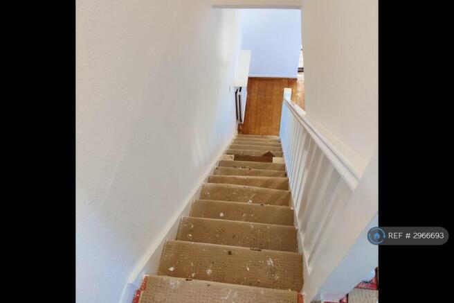 Stairs (New Carpet Will Be Fitted). 