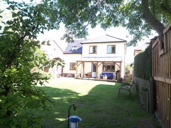 Rear of property