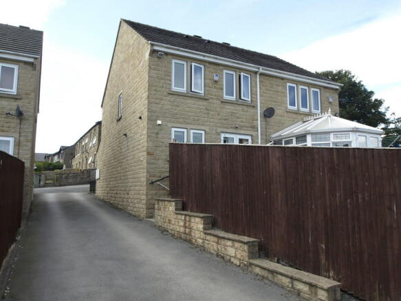Rear of property