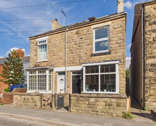 2-bed semi-detached on Over Lane, Belper, Derbyshire, £194,950