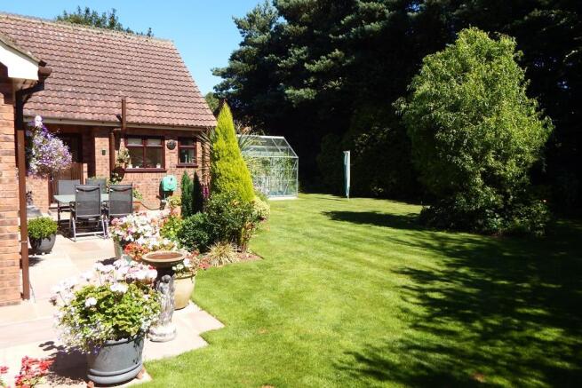 Enclosed rear garden
