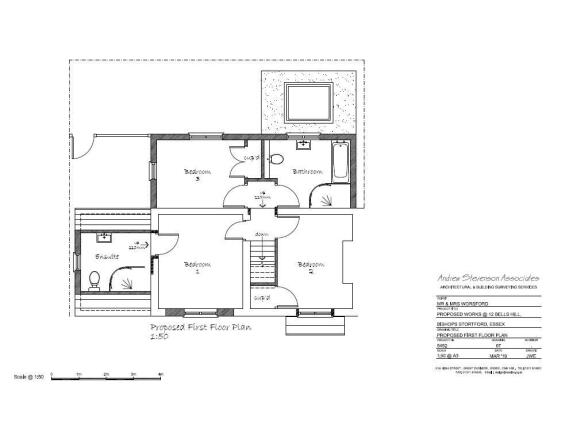 PROPOSED PLANS 1ST FLOOR