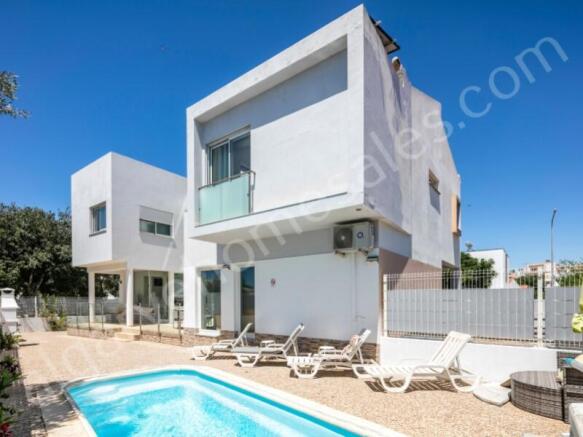 Villa and pool