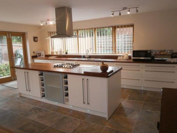 Open plan kitchen