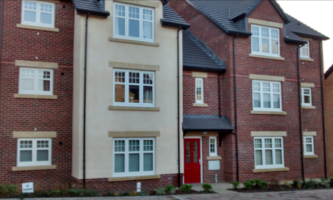 Modern block of flats