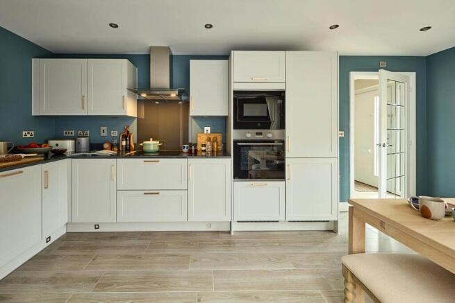 A bright an open kitchen