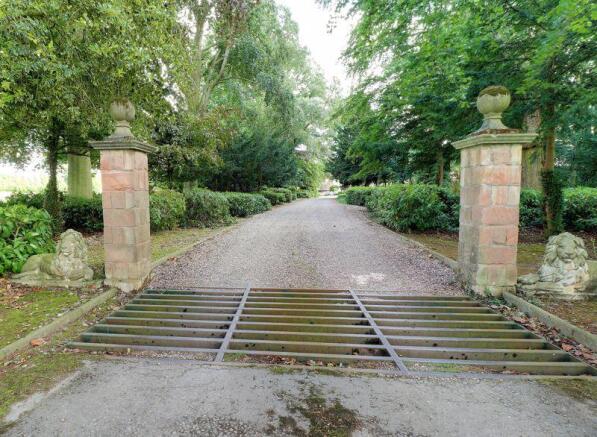Entrance Driveway