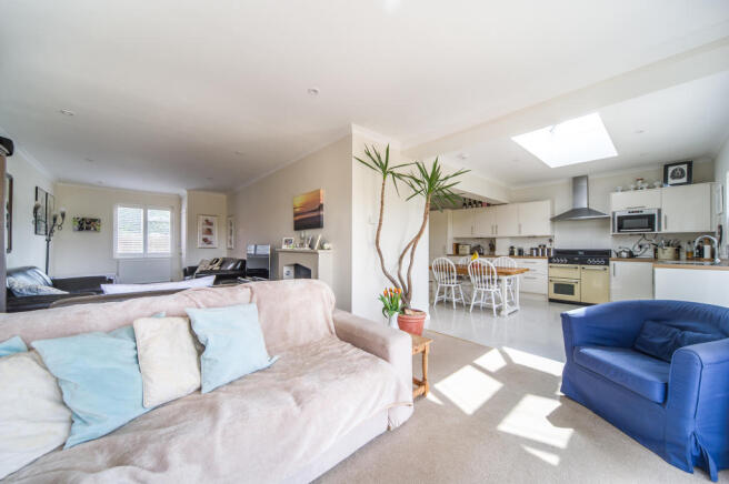 Lounge through to kitchen