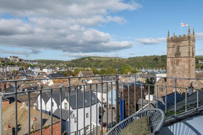 Saviours View, 10 South Ford Road, Dartmouth - View from Roof Terrace