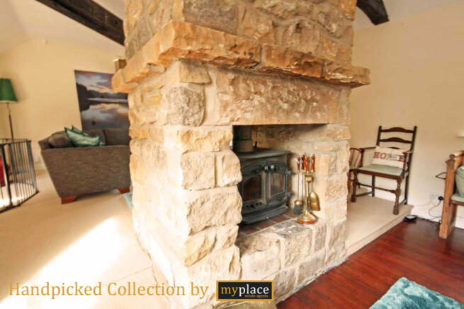 Stone Fireplace