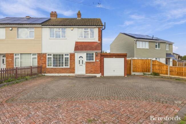 3-bed semi-detached on Bush Hall Road, Billericay, CM12, £500,000