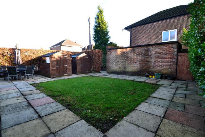 Rear garden &...