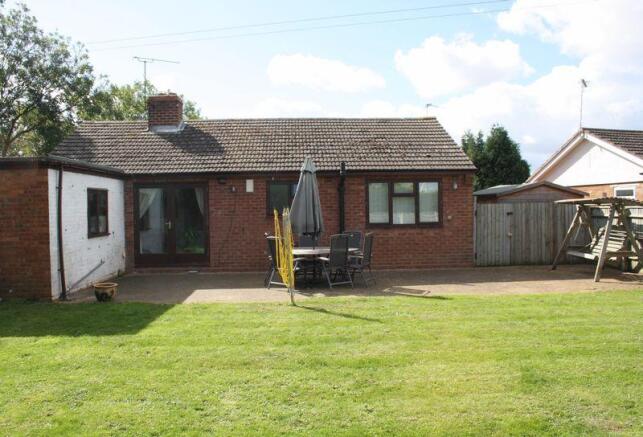 Rear of property