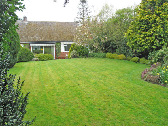 Rear garden