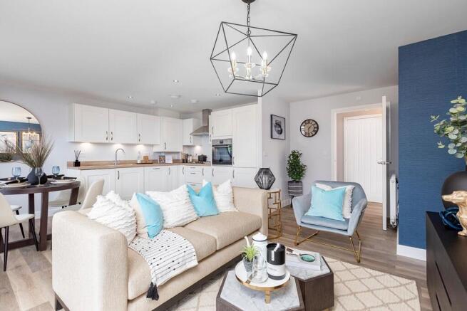 Ideal space to entertain - typical Taylor Wimpey home