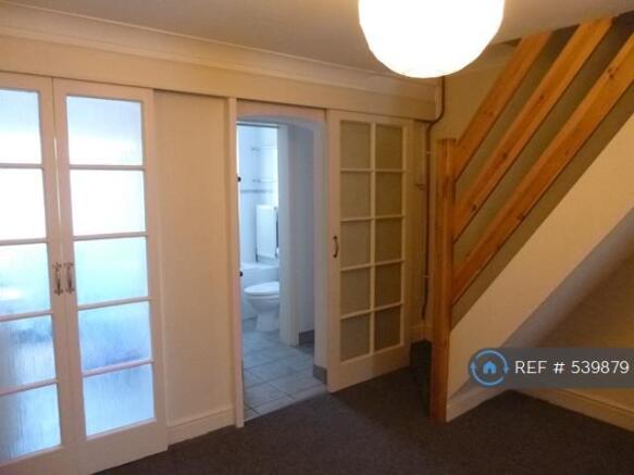 Dining Room, Stairs, Doors To Kitchen & Bathroom