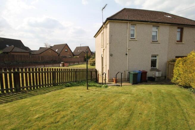 Rear of property