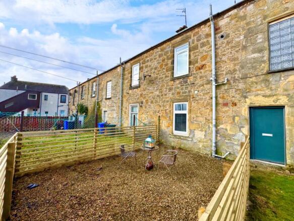 Muirend Street, Kilbirnie rear garden