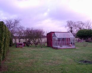 Rear views of garden