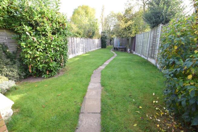 Rear garden: