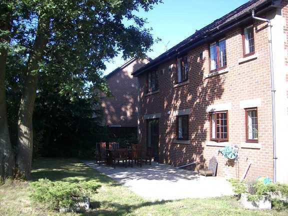 Rear of property