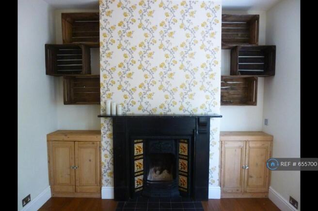 Dining Room Fireplace (Before Repaint)