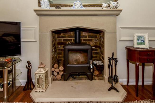 Log burner to lounge
