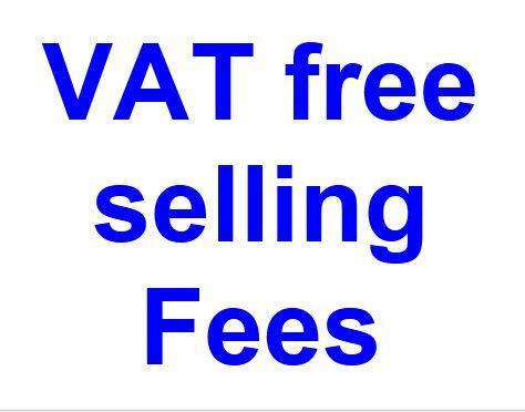 Vat free fee's