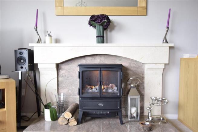 Feature fireplace